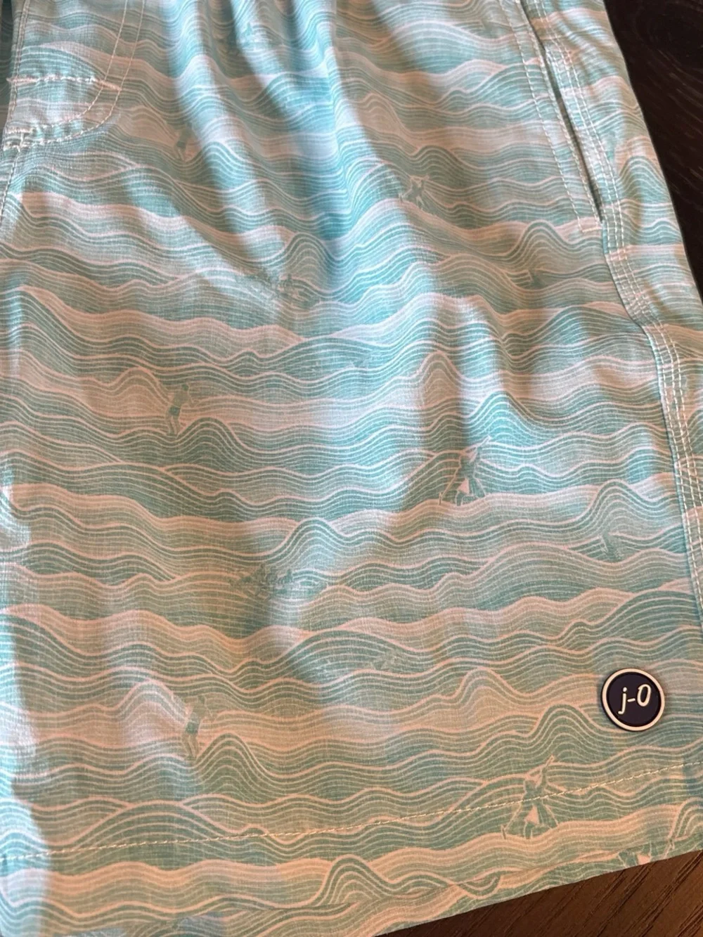 johnnie-O Wave-Print Swim Trunks Boys size 14